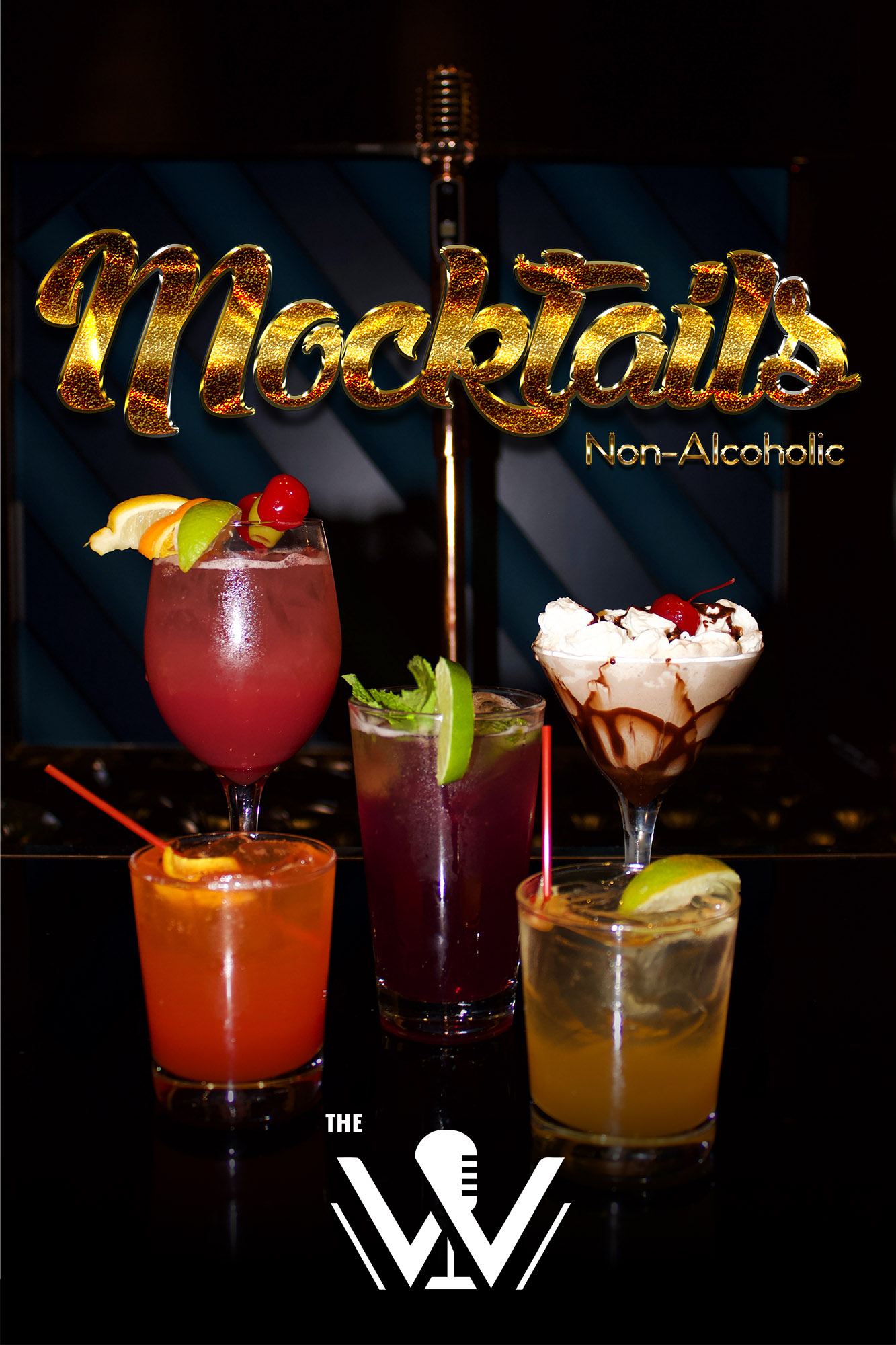 W Karaoke Mocktails Menu